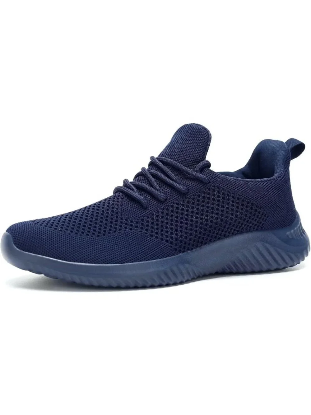 🆕Men's Navy Blue Slip on Walking Shoes Ultra Light Breathable Running Shoes